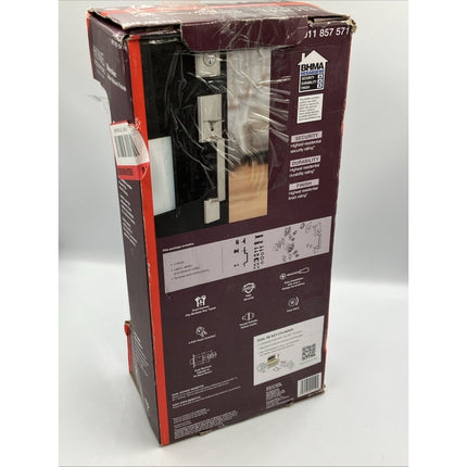 HDC Bleecker Satin Nickel Door Handleset with Ridgeway Interior Knob - Long Island Liquidation