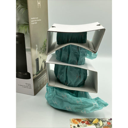Homedics SereneScent Mini Fabric Rechargeable Waterless Diffuser, Charcoal - Long Island Liquidation