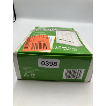 Hunter Ceiling Fan Remote Wall Control 99393 - Long Island Liquidation