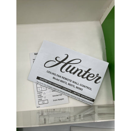 Hunter Ceiling Fan Remote Wall Control 99393 - Long Island Liquidation