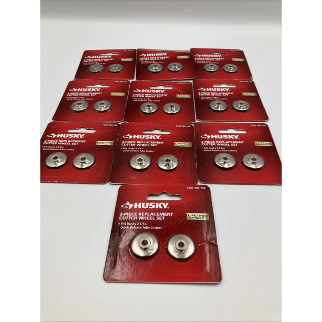 Husky 2 - piece pipe cutter wheel set 1003 289 734 Fits 2 - 1/8" 1000 289 734 LOT - Long Island Liquidation