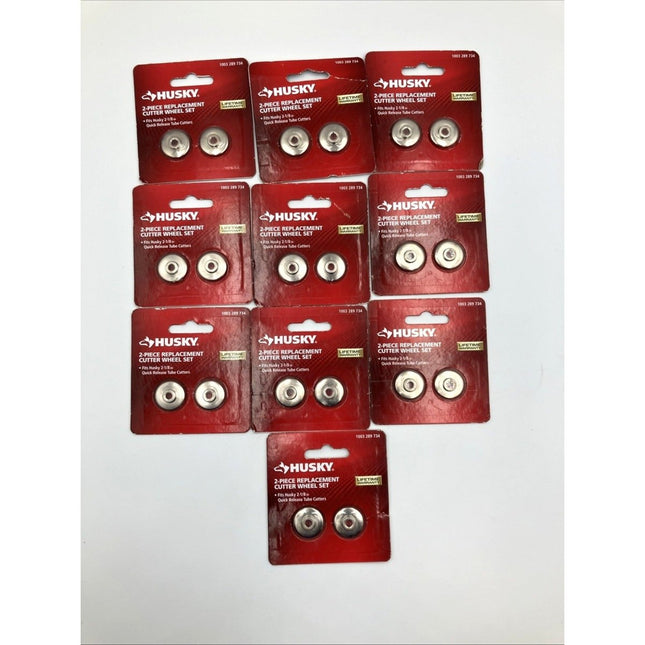 Husky 2 - piece pipe cutter wheel set 1003 289 734 Fits 2 - 1/8" 1000 289 734 LOT - Long Island Liquidation