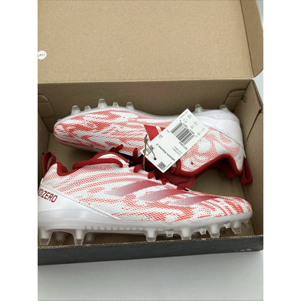 [ID1469] GRADE SCHOOL ADIDAS ADIZERO ELECTRIC. 2 FOOTBALL CLEATS size 5 - Long Island Liquidation