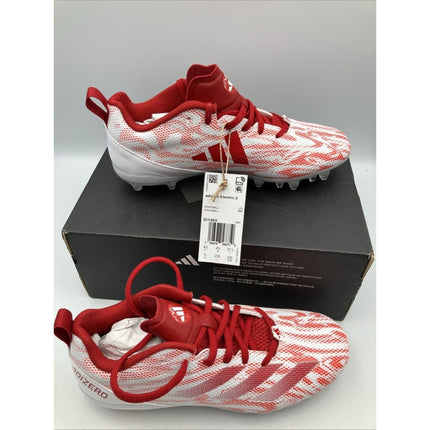 [ID1469] GRADE SCHOOL ADIDAS ADIZERO ELECTRIC. 2 FOOTBALL CLEATS size 5 - Long Island Liquidation
