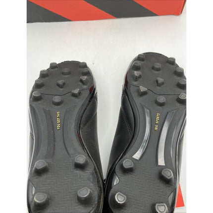 IDA Classica FG Soccer Cleats Black Leather Lace - Up Woman Size 9 - Long Island Liquidation