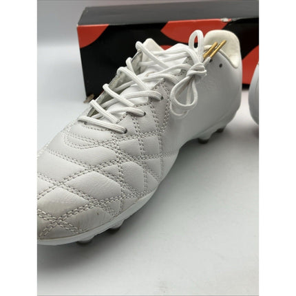 IDA Classica Womens Leather Soccer Cleats Size 7 White Futbol Multi Ground - Long Island Liquidation