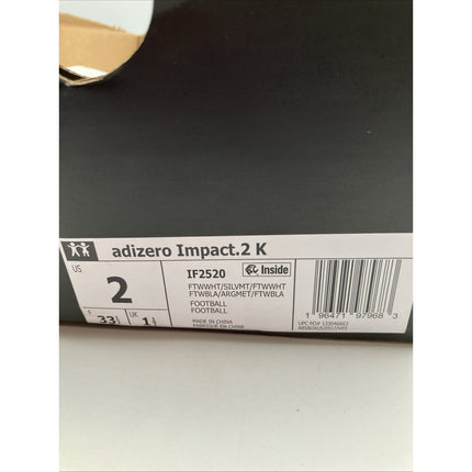 [IF2520] GRADE SCHOOL ADIDAS ADIZERO IMPACT .2 size 2 - Long Island Liquidation
