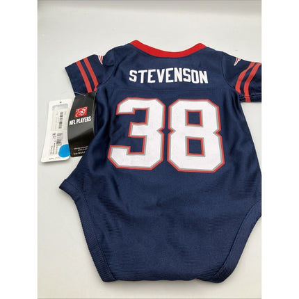 Infant NFL Jersey Creeper Romper New England Patriots R. Stevenson NWT 3M - 6M - Long Island Liquidation