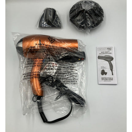 INFINITI PRO CONAIR Orange Quick Styling Salon Hair Dryer - AC Motor, 1875 Watts - Long Island Liquidation