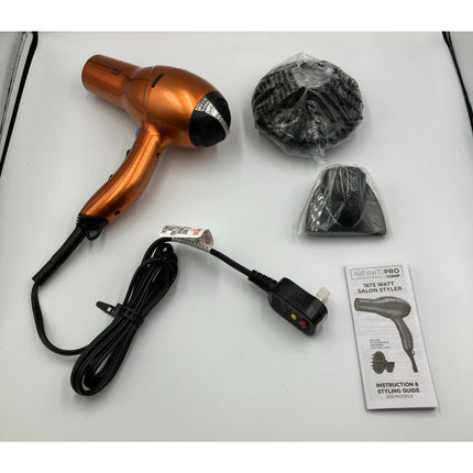 INFINITI PRO CONAIR Orange Quick Styling Salon Hair Dryer - AC Motor, 1875 Watts - Long Island Liquidation