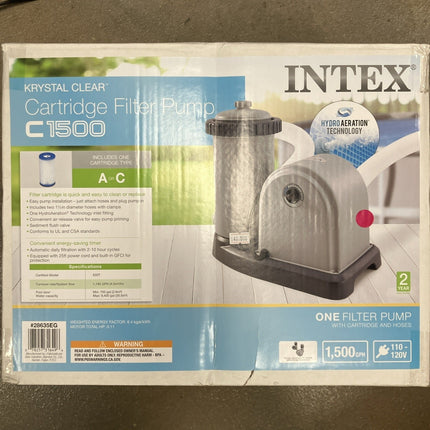 Intex Recreation 28635EG 1500 gal Filter Pump - Long Island Liquidation