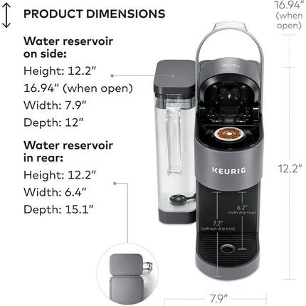 Keurig K - Supreme Gray Pod Coffee Machine - Long Island Liquidation