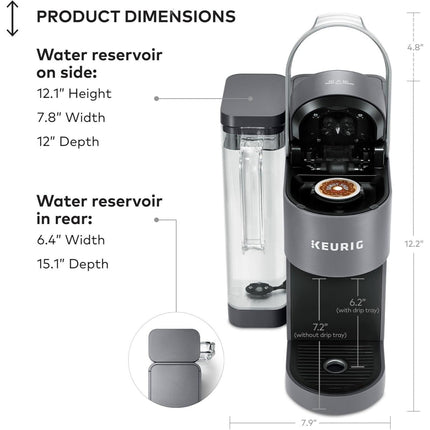 Keurig K - Supreme Gray Pod Coffee Machine - Long Island Liquidation