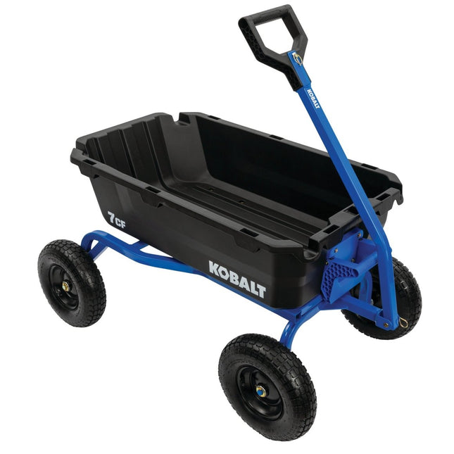 Kobalt 7.0 - cu ft Poly Yard Cart - Long Island Liquidation