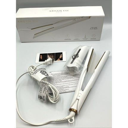 Kristin Ess 3 - in - One Professional Titanium Hair Straightener 1 1/4 in - Long Island Liquidation