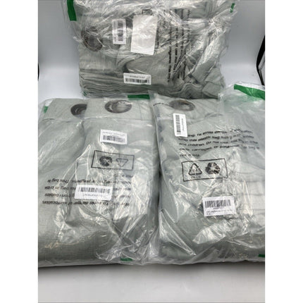 LAMIT Linen Sheer Curtains 95 inch for Living Room, Sage Green SET OF 3 - Long Island Liquidation