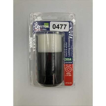 Leviton Commercial Nylon Curved Blade/Ground Locking Connector L14 - 30R - Long Island Liquidation