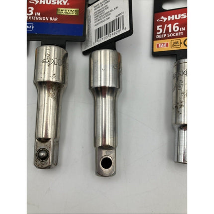 Lot of 11 Socket Sockets Husky Tools - Long Island Liquidation