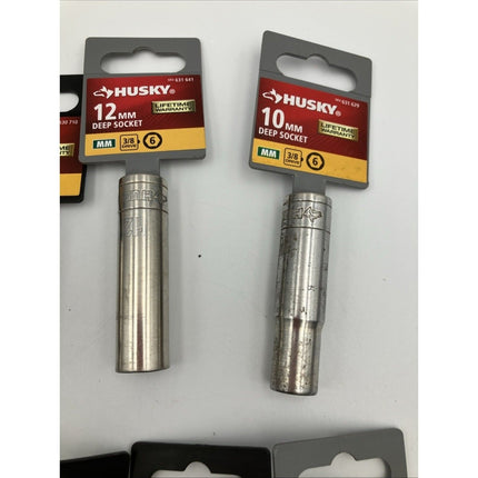 Lot of 11 Socket Sockets Husky Tools - Long Island Liquidation
