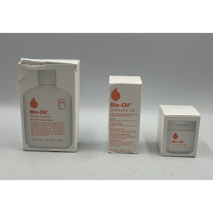 Lot Of 3 - Bio - Oil Body Lotion, Dry Skin Gel, Skincare Oil - Long Island Liquidation