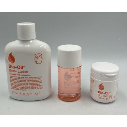 Lot Of 3 - Bio - Oil Body Lotion, Dry Skin Gel, Skincare Oil - Long Island Liquidation