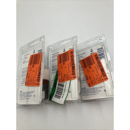 LOT OF 3 - LEVITON 5269 - CS 15 Amp 125 - Volt Straight Blade Black & White Connector - Long Island Liquidation