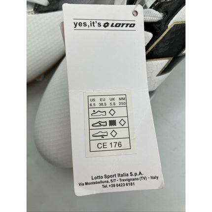 Lotto MAESTRO 300 IV FG Soccer Cleats Mens 6.5 White 220569 - 8KQ - Long Island Liquidation