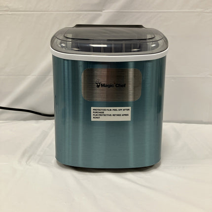 Magic Chef 27 lbs. Bullet Ice Countertop Ice Maker in Stainless Steel - Long Island Liquidation
