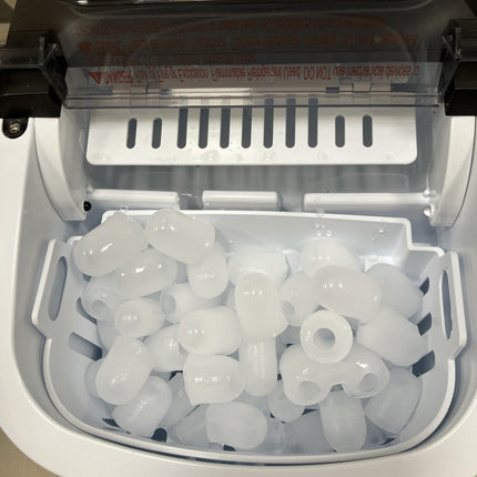 Magic Chef 27 lbs. Bullet Ice Countertop Ice Maker in Stainless Steel - Long Island Liquidation