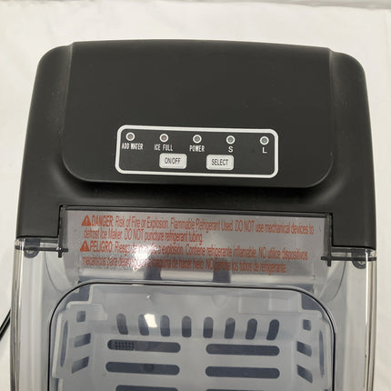 Magic Chef 27 lbs. Bullet Ice Countertop Ice Maker in Stainless Steel - Long Island Liquidation