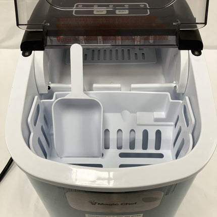 Magic Chef 27 lbs. Bullet Ice Countertop Ice Maker in Stainless Steel - Long Island Liquidation