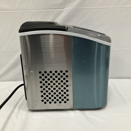 Magic Chef 27 lbs. Bullet Ice Countertop Ice Maker in Stainless Steel - Long Island Liquidation