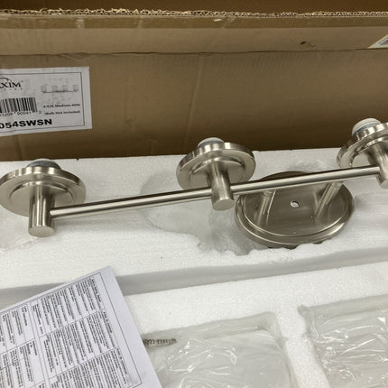 Maxim 9054 Cylinder 29" 4 - Light Satin Nickel Bath Vanity Light - Long Island Liquidation