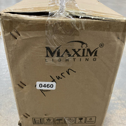 Maxim 9054 Cylinder 29" 4 - Light Satin Nickel Bath Vanity Light - Long Island Liquidation