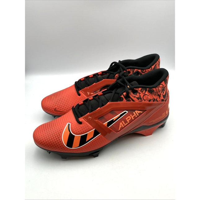 Mens Sz 16 Nike Alpha Menace 4 Pro NRG Picante Red Black Football FQ3984 600 - Long Island Liquidation