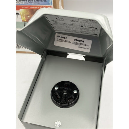 Midwest Electric Products 30 Amp Temporary RV Load Center Power Outlet NIB - Long Island Liquidation