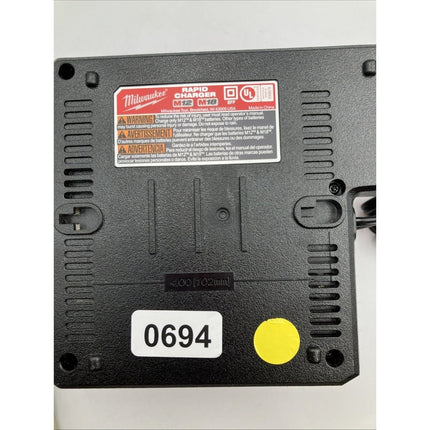 Milwaukee 48 - 59 - 1808 M12 and M18 12 Volt/18 Volt Lithium - Ion Rapid Charge TESTED - Long Island Liquidation