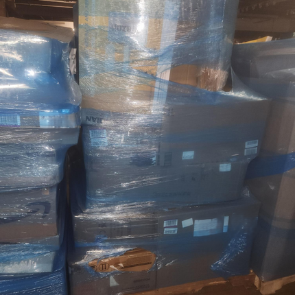 mixed AMZ blue wrap truckload east coast