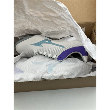 MIZUNO Wave Finch Lightrevo Softball Shoe Jr. Women's Size US 4.5 White - Long Island Liquidation