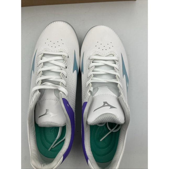 MIZUNO Wave Finch Lightrevo Softball Shoe Jr. Women's Size US 4.5 White - Long Island Liquidation