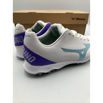 MIZUNO Wave Finch Lightrevo Softball Shoe Jr. Women's Size US 4.5 White - Long Island Liquidation