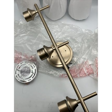ML Lighting 9703 - MG Transitional 3 Light Vanity Ashford Collection Gold - Long Island Liquidation