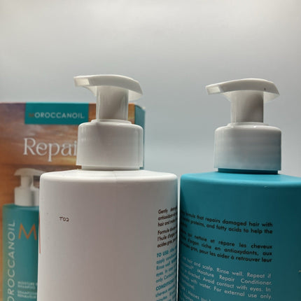 Moroccanoil Moisture Repair Shampoo Conditioner Duo 16.9 oz - Long Island Liquidation