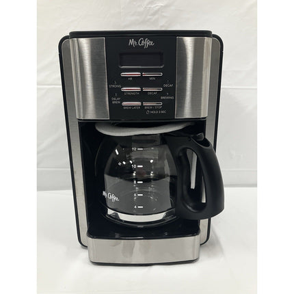 Mr. Coffee 60 oz Programmable Black 12 - Cup Programable Maker Stainless Steel - Long Island Liquidation
