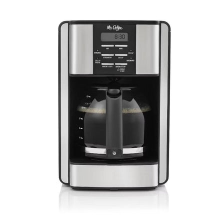 Mr. Coffee 60 oz Programmable Black 12 - Cup Programable Maker Stainless Steel - Long Island Liquidation
