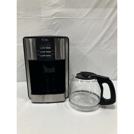 Mr. Coffee 60 oz Programmable Black 12 - Cup Programable Maker Stainless Steel - Long Island Liquidation
