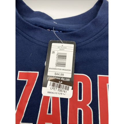 NBA Apparel Washington Wizards Sweatshirt Classic Soft Fleece Adult Men S New - Long Island Liquidation