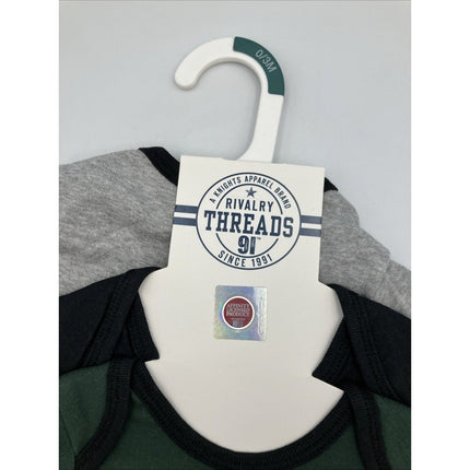 NCAA Baby 0/3 Month Hawaii Rainbow Warriors One Piece Sleeper Outfit 3 Piece NEW - Long Island Liquidation