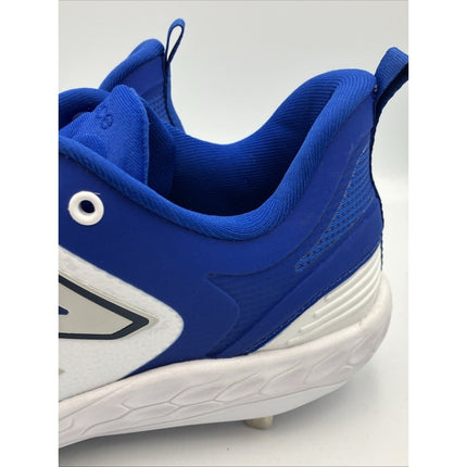 New Balance L3000TB6 Fresh Foam X 3000 V6 Metal Baseball Cleats Blue White US 15 - Long Island Liquidation