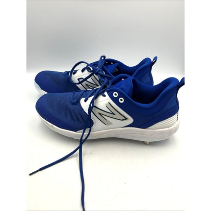 New Balance L3000TB6 Fresh Foam X 3000 V6 Metal Baseball Cleats Blue White US 15 - Long Island Liquidation